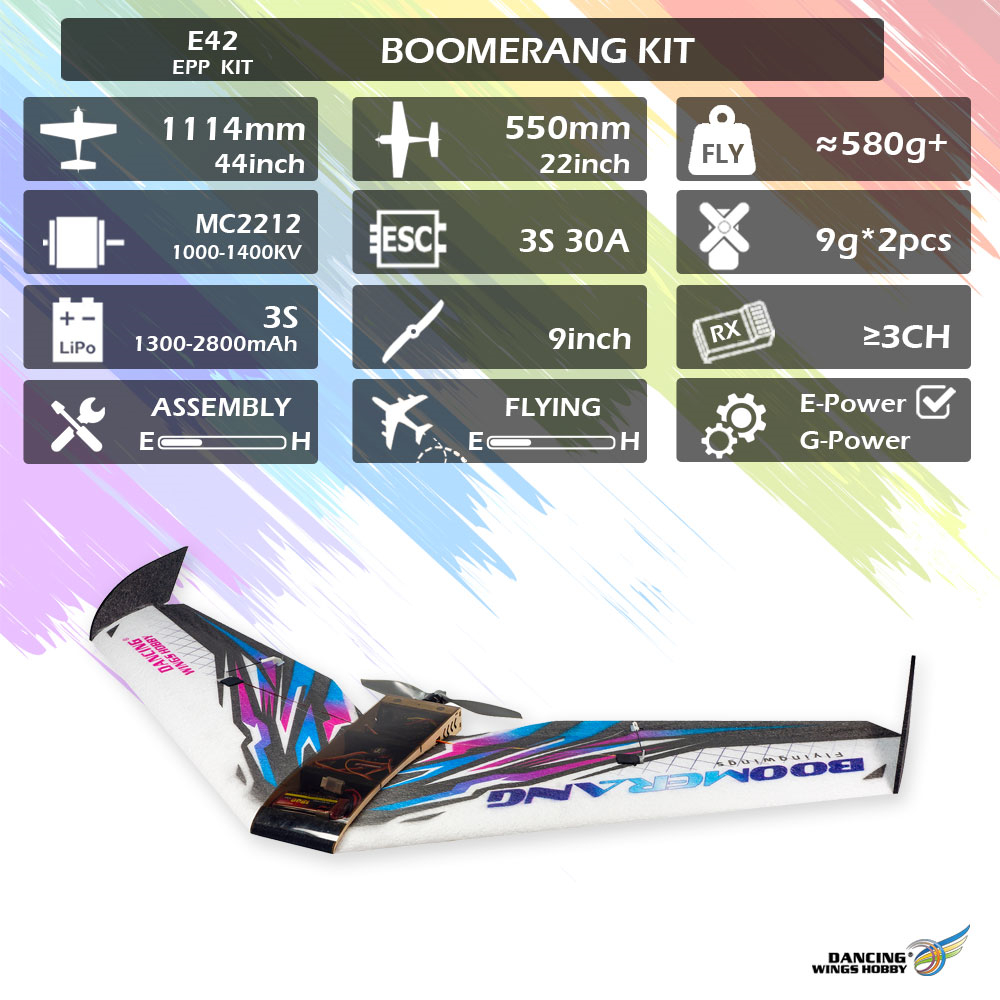 Dancing-Wings-Hobby-E42-1114mm-Spannweite-EPP-FPV-Delta-Fluumlgel-RC-Flugzeug-Gleiter-KIT-KITPower-K-2023397-1